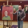 A painting of Craig Williams was unveiled at Berea College Hutchins Library on Thursday, part of the Americans Who Tell the Truth series. The painting was the work of artist Robert Shetterly, who said Williams’ decades-long work to prevent the incineration of deadly chemical weapons and protect the environment was an inspiration.